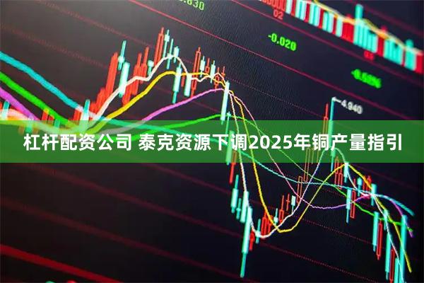 杠杆配资公司 泰克资源下调2025年铜产量指引