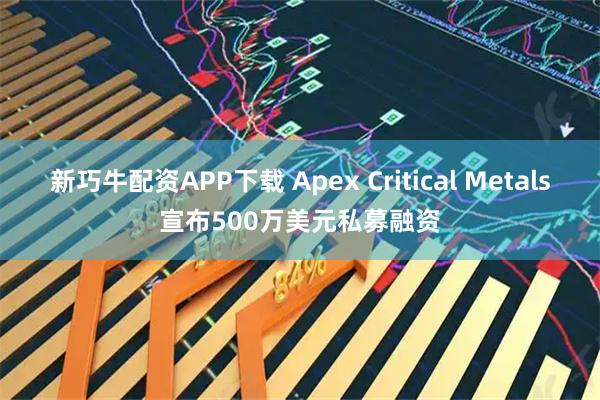 新巧牛配资APP下载 Apex Critical Metals宣布500万美元私募融资
