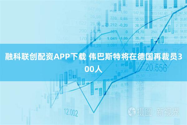 融科联创配资APP下载 伟巴斯特将在德国再裁员300人