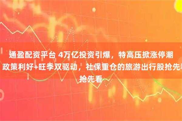 通盈配资平台 4万亿投资引爆，特高压掀涨停潮！政策利好+旺季双驱动，社保重仓的旅游出行股抢先看