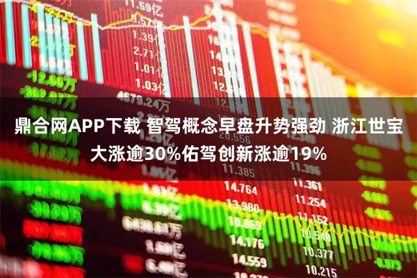 鼎合网APP下载 智驾概念早盘升势强劲 浙江世宝大涨逾30%佑驾创新涨逾19%